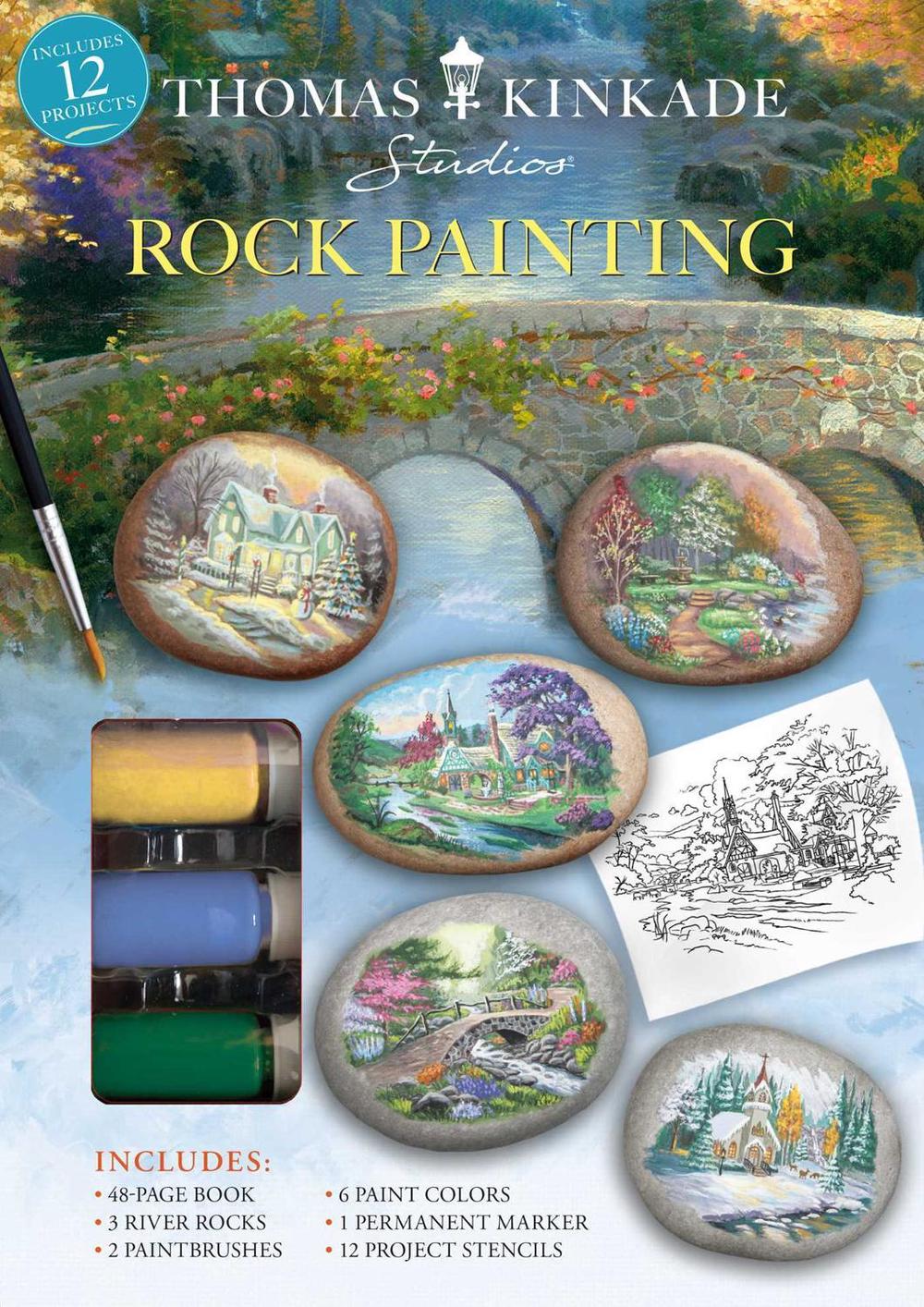 Thomas Kinkade Rock Painting by Marcy Kelman - ISBN: 9781667205465