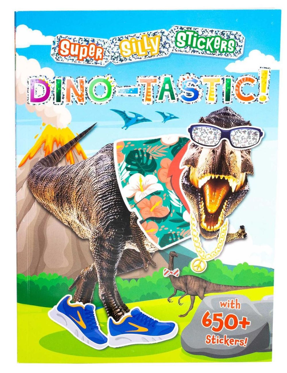 Super Silly Stickers: Dino-tastic! Sticker Book for Kids by Editors of Silver Dolphin Books - ISBN: 9781667208343