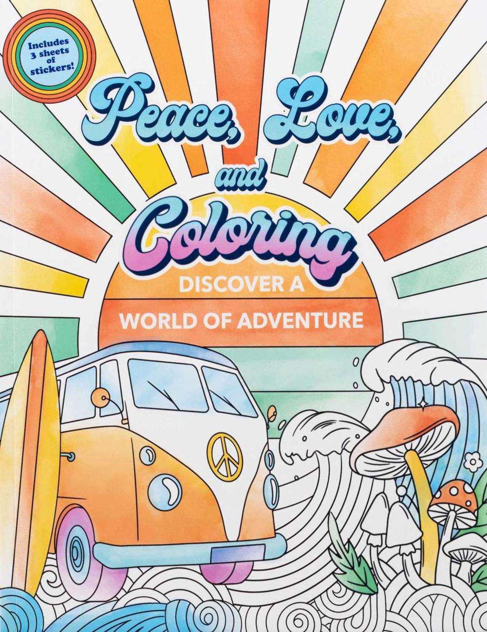 Peace, Love, and Coloring by Editors of Thunder Bay Press - ISBN: 9781667209043