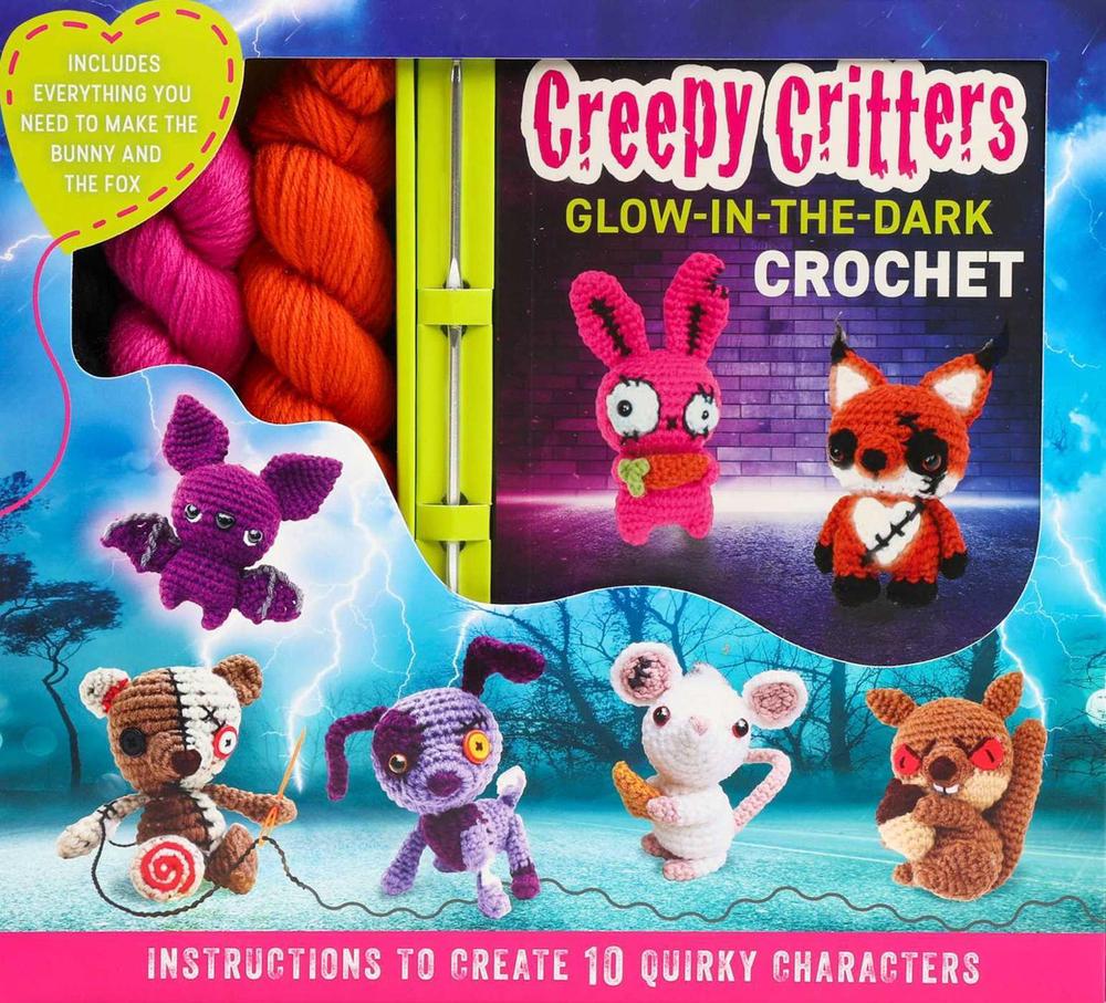 Creepy Critters Glow-in-the-Dark Crochet by Anne Margaux Rull - ISBN: 9781667210094