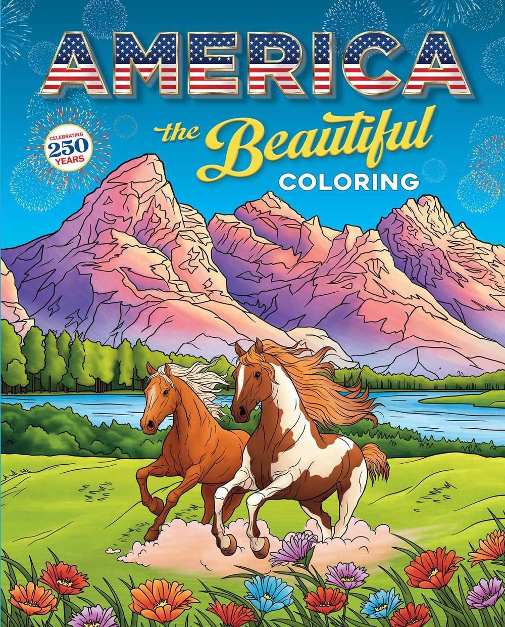 America the Beautiful Coloring by Editors of Thunder Bay Press - ISBN: 9781667210117