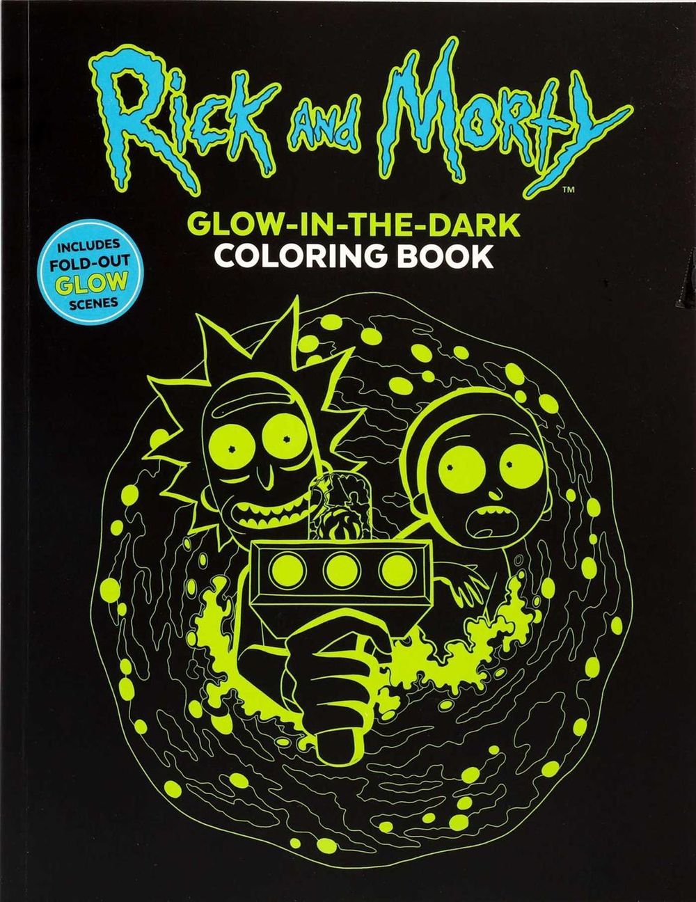 Rick and Morty Glow-in-the-Dark Coloring Book by Editors of Thunder Bay Press - ISBN: 9781667211107