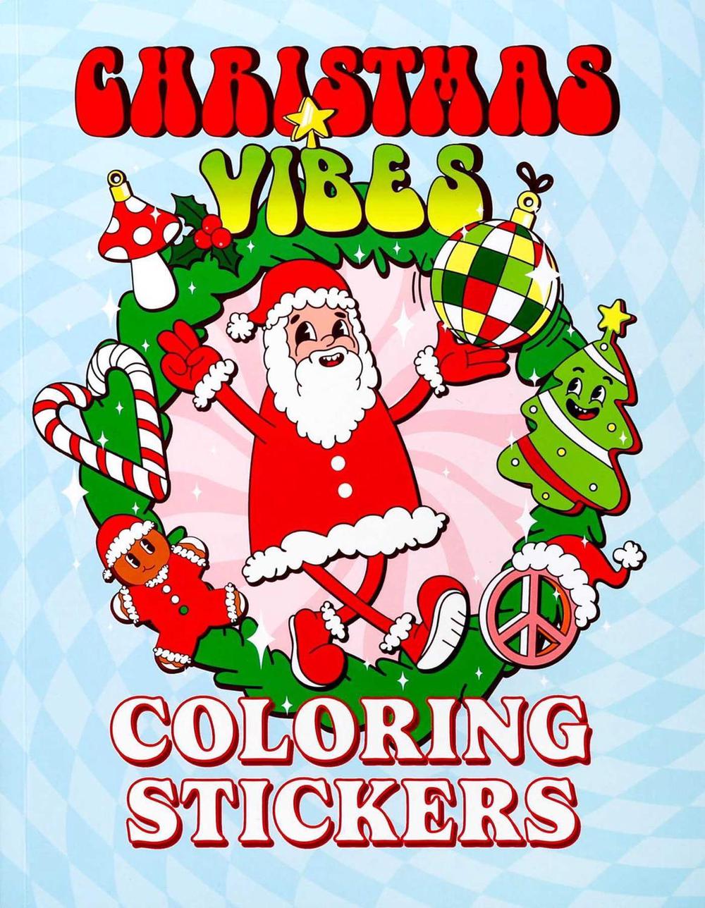 Christmas Vibes Coloring Stickers by Editors of Thunder Bay Press - ISBN: 9781667211275