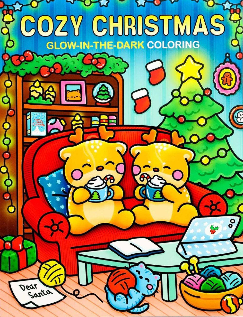 Cozy Christmas Glow-in-the-Dark Coloring by Editors of Thunder Bay Press - ISBN: 9781667211749