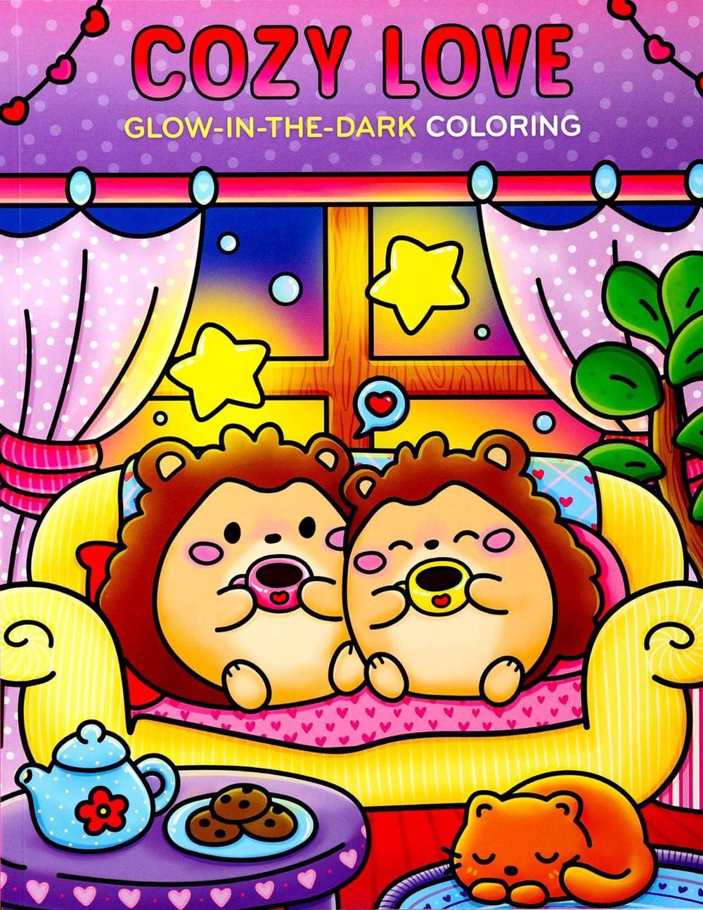 Cozy Love Glow-in-the-Dark Coloring by Editors of Thunder Bay Press - ISBN: 9781667211756