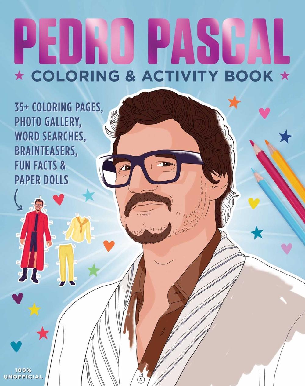 Pedro Pascal Coloring & Activity Book, 9781667211879
