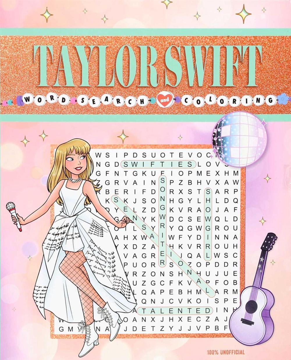 Taylor Swift Word Search and Coloring, 9781667212197
