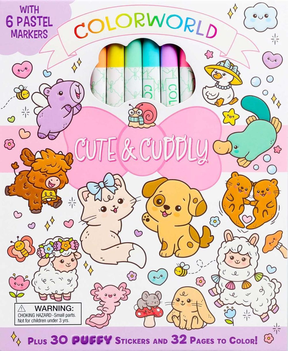 ColorWorld: Cute & Cuddly by Editors of Silver Dolphin Books - ISBN: 9781667213613