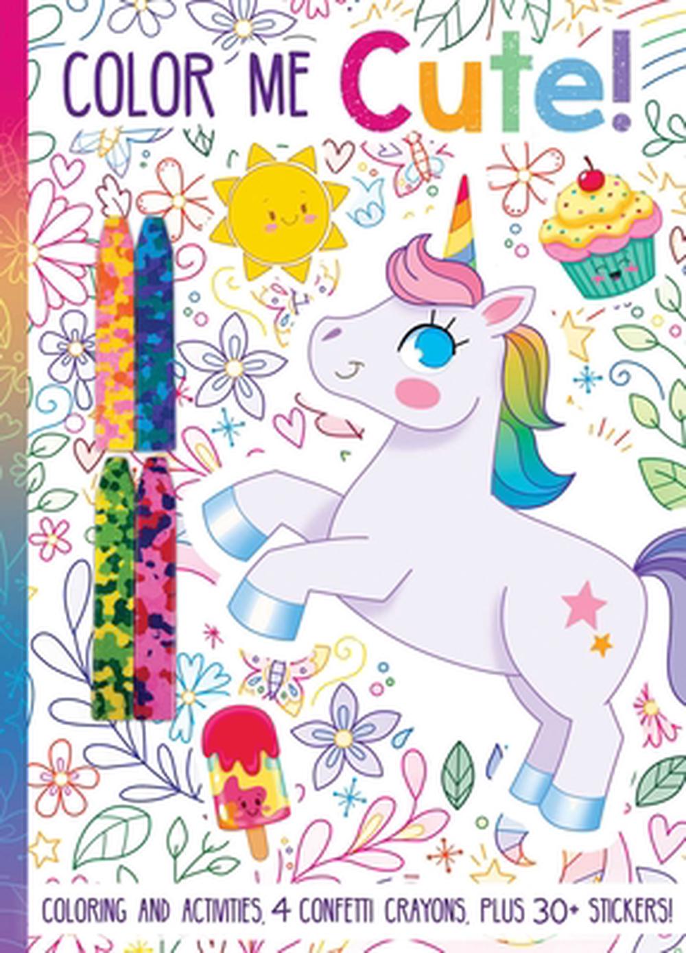 Color Me Cute! With Confetti Crayons and Stickers by Heather Burns - ISBN: 9781667214399