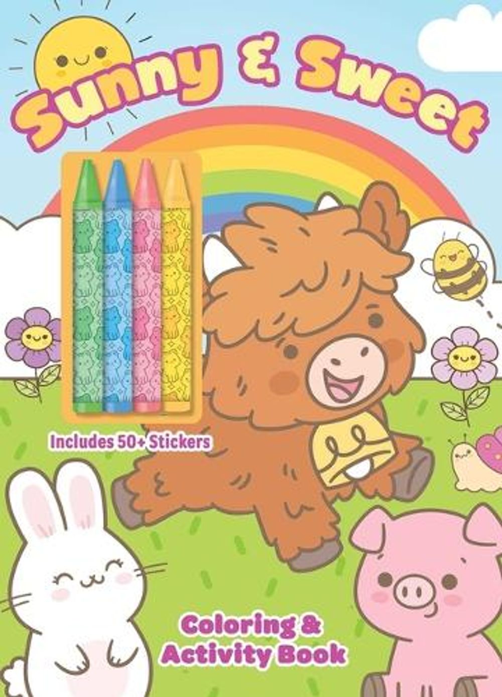 Sunny & Sweet: Coloring & Activity with Crayons and 50+ Stickers by Editors of Silver Dolphin Books - ISBN: 9781667214405