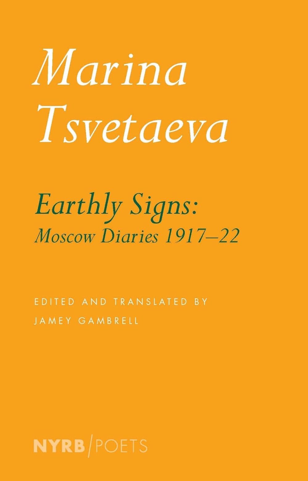 Earthly Signs by Marina Tsvetaeva - ISBN: 9781681371627