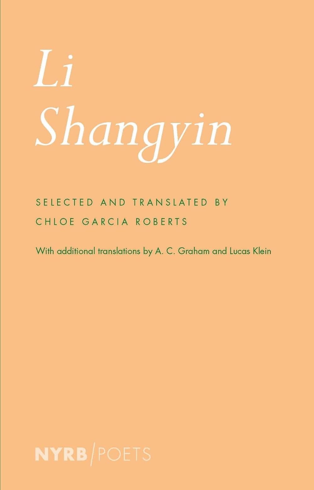 Li Shangyin by A.C. Graham - ISBN: 9781681372242