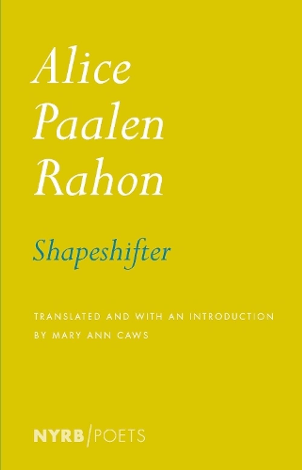 Shapeshifter by Alice Paalen Rahon - ISBN: 9781681375007