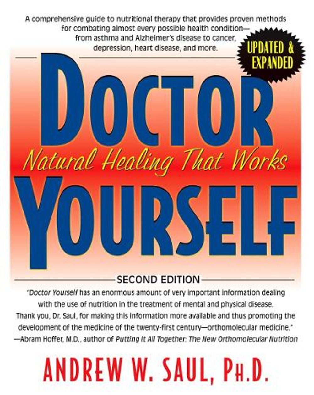 Doctor Yourself by Andrew W. Saul - ISBN: 9781681626727