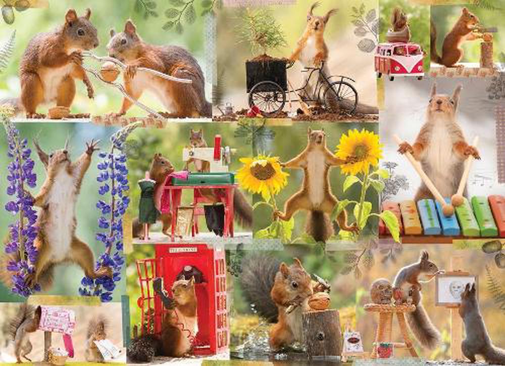 Gettin' Squirrelly Jigsaw, 9781682348598