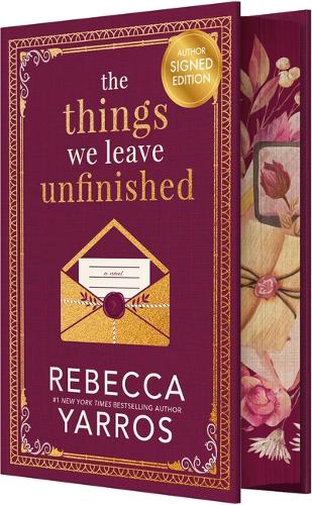 The Things We Leave Unfinished (Signed), 9781682816318