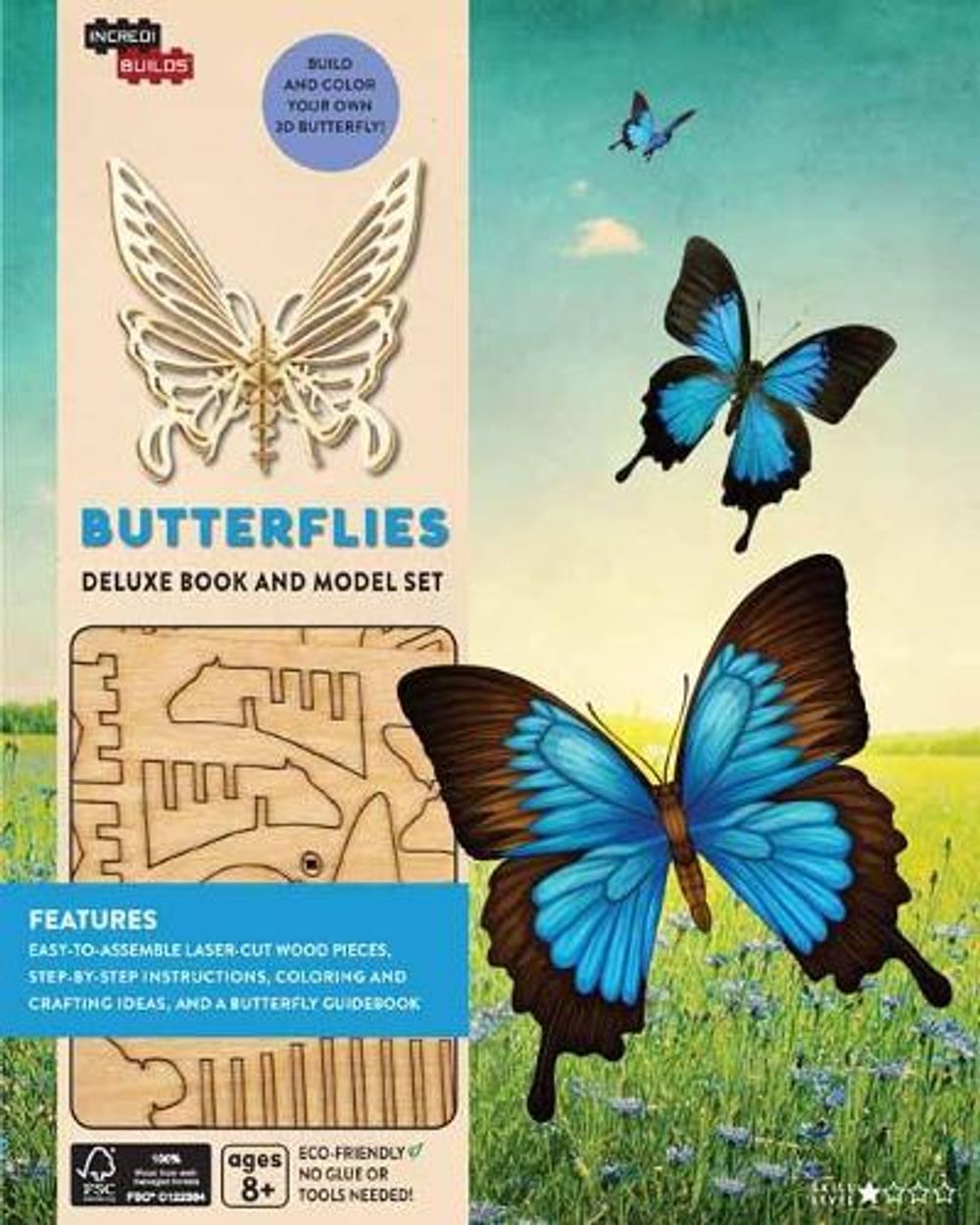 IncrediBuilds: Butterflies Deluxe Book and Model Set by Ruth Tepper Brown - ISBN: 9781682980071
