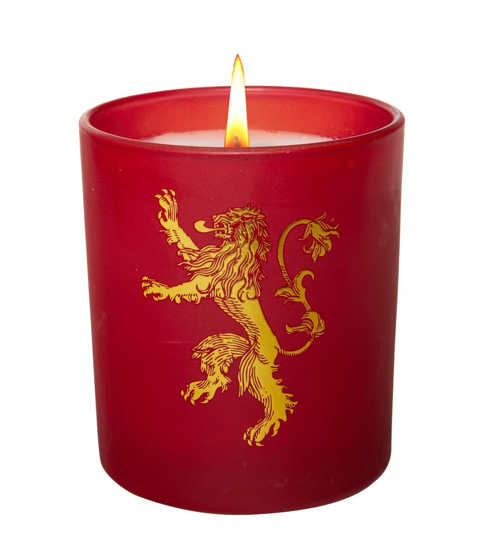 Game of Thrones: House Lannister Large Glass Candle, 9781682982815