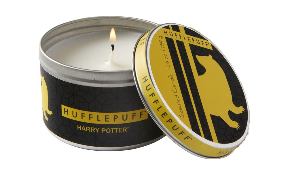 Insight Editions Harry Potter Hufflepuff Scented Tin Candle, 9781682984048