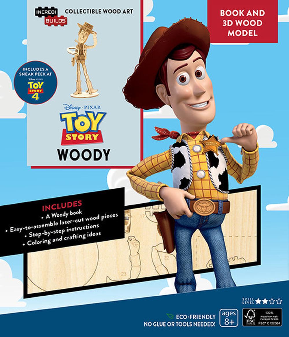 Insight Editions IncrediBuilds Toy Story: Woody Book and 3D Wood Model, 9781682984161