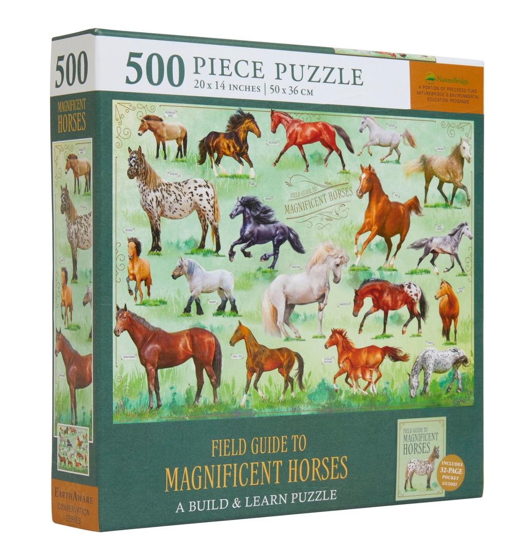 Magnificent Horses 500-Piece Puzzle and Booklet by Insight Editions - ISBN: 9781682986738