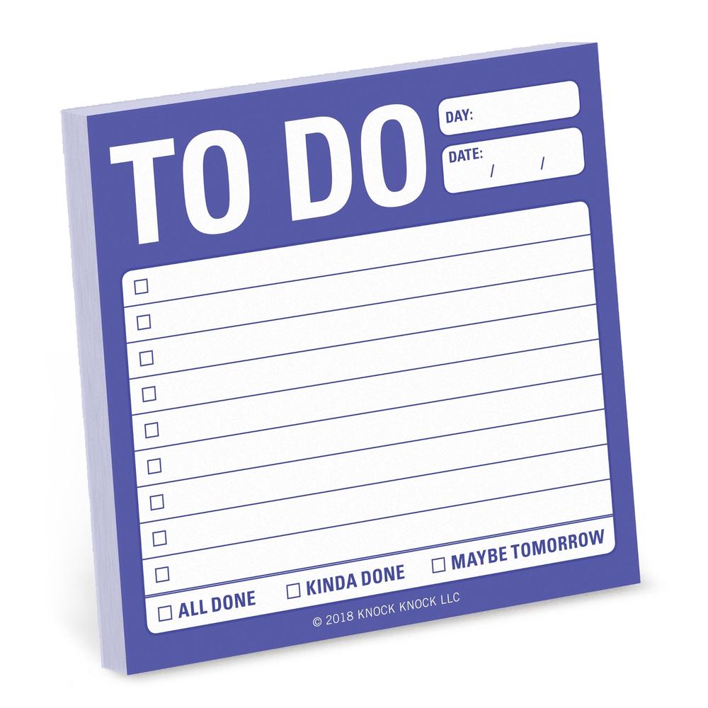 To Do Sticky Note, 9781683490463