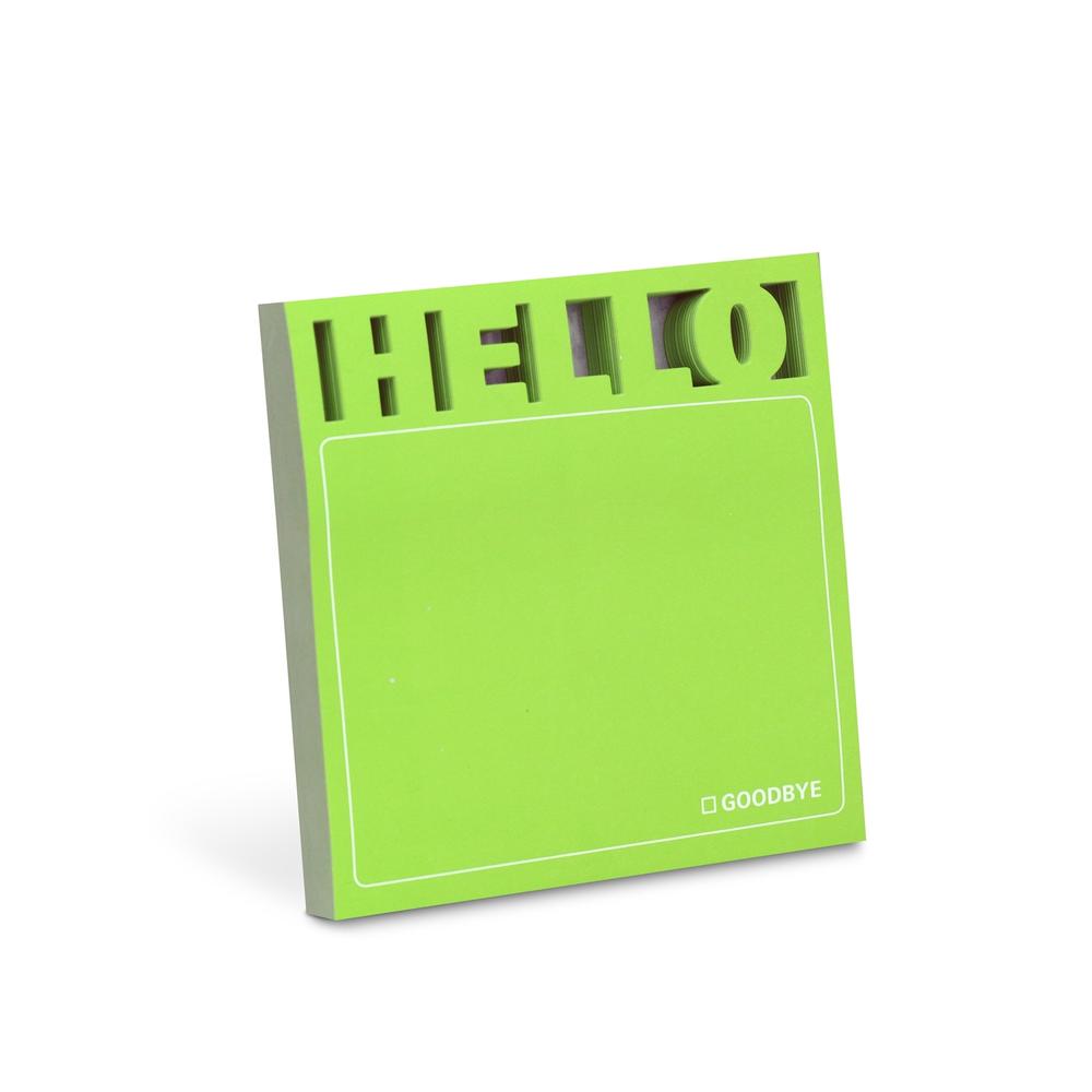Hello Diecut Sticky Note, 9781683491422
