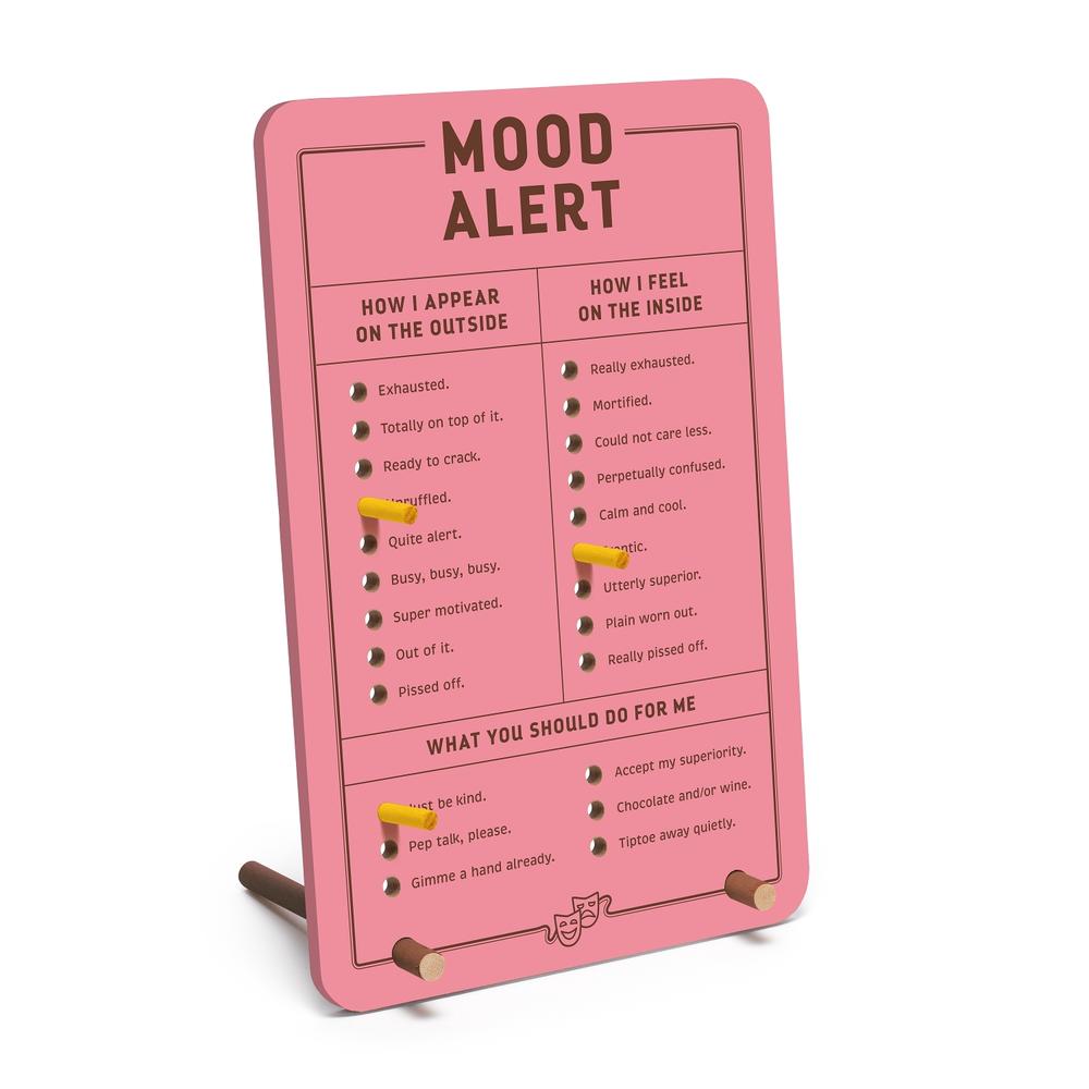 Knock Knock Mood Alert Desktop Pegboard, 9781683492269
