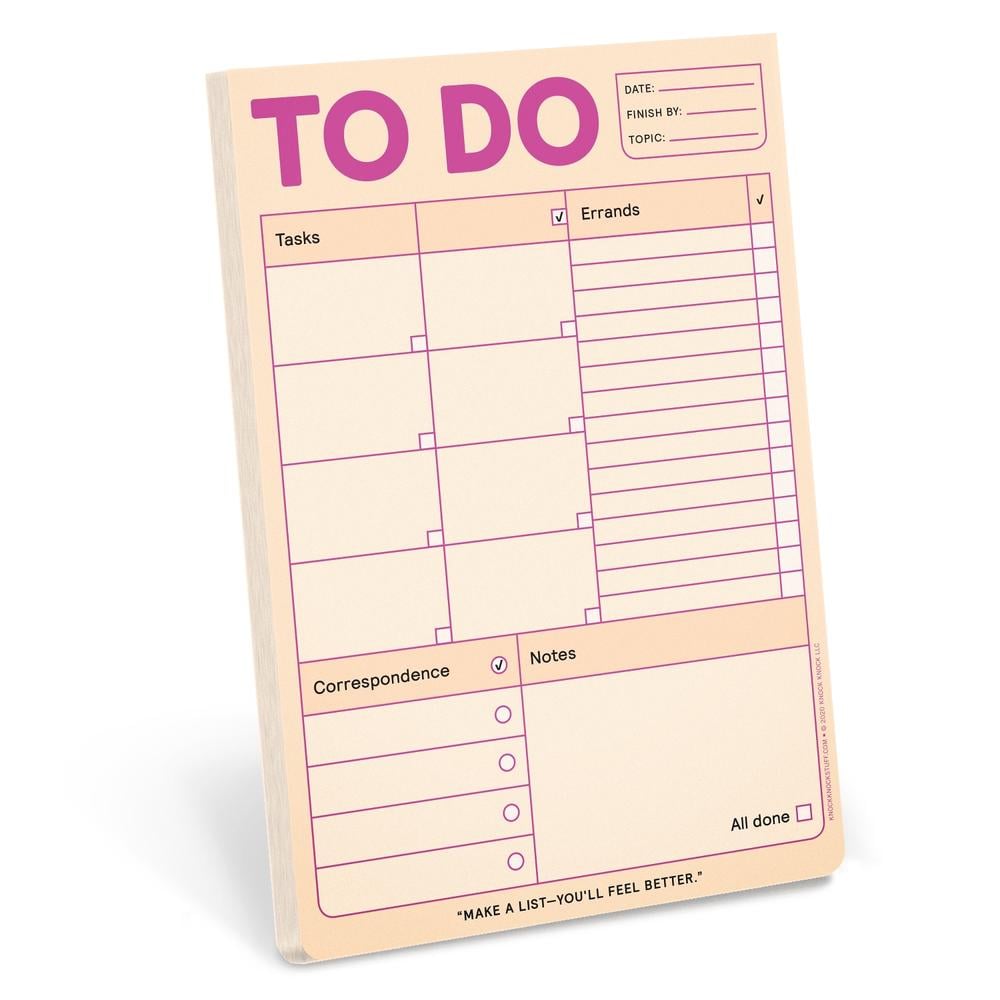 Knock Knock To Do Pad (Pastel Edition) by Knock Knock - ISBN: 9781683492788