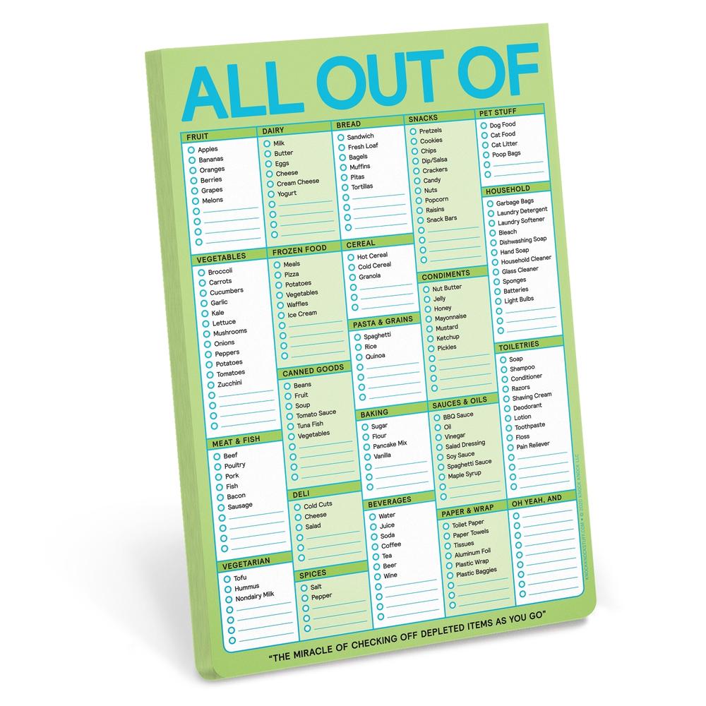 Knock Knock All Out Of Pad with Magnet (Pastel Edition) - ISBN: 9781683492979