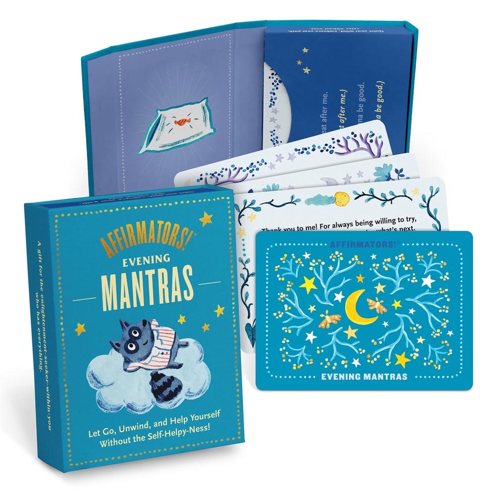 Suzi Barrett, Knock Knock Knock Knock Affirmators! Mantras (Evening) Card Deck, 40 Cards by Suzi Barrett, Knock Knock - ISBN: 9781683493211