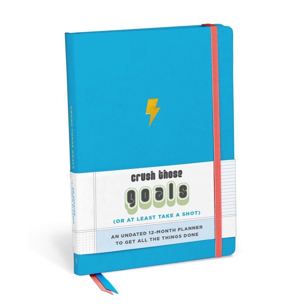 Knock Knock Crush Those Goals Undated Planner & Weekly Agenda Notebook, 9781683493242