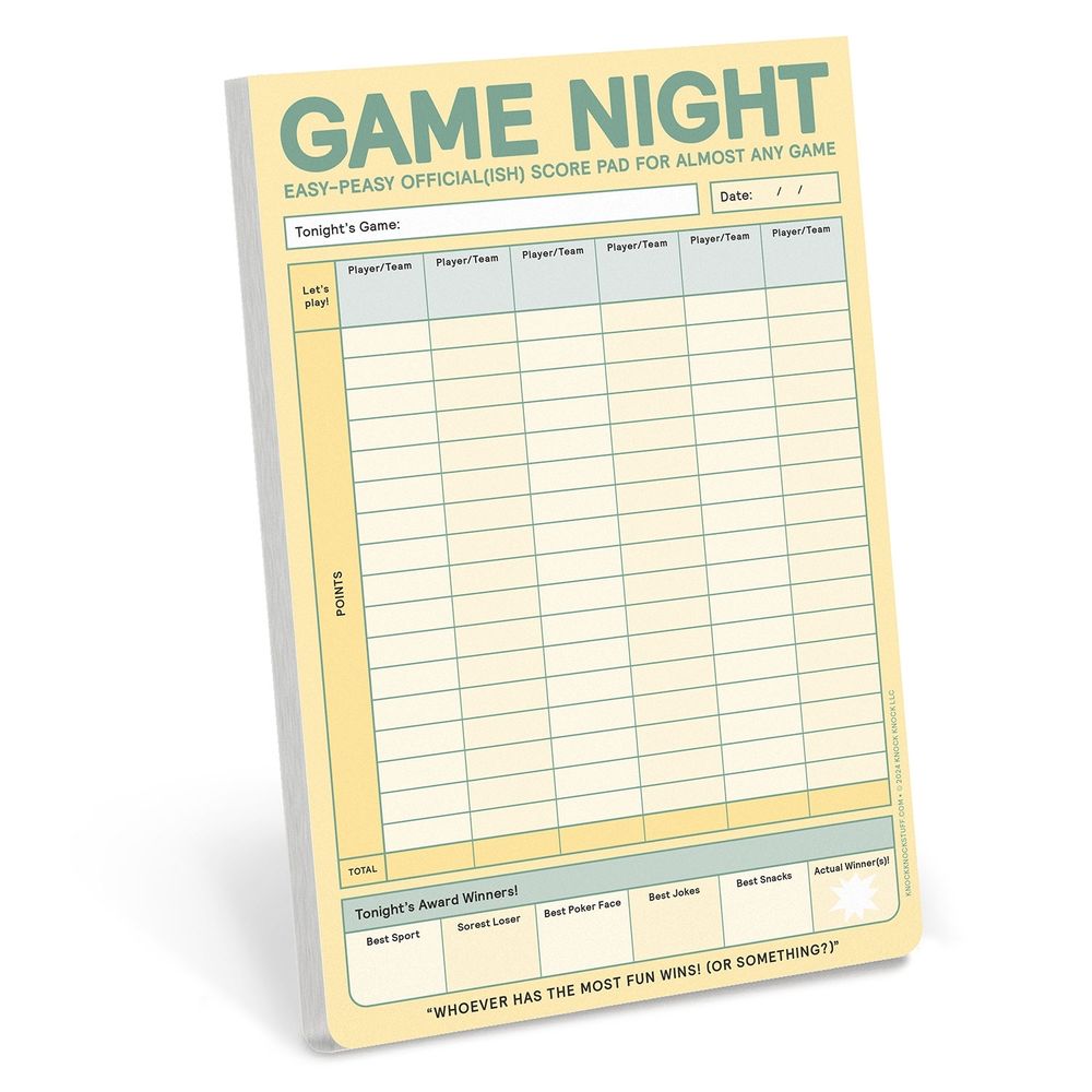 Knock Knock Game Pad (Pastel Version) by Knock Knock - ISBN: 9781683494867