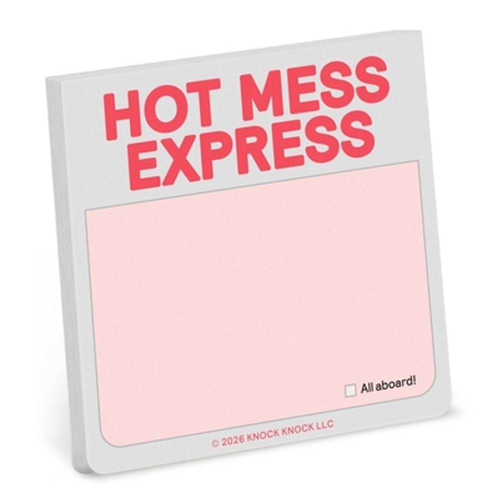 Hot Mess Express Sticky Note by Knock Knock - ISBN: 9781683496175