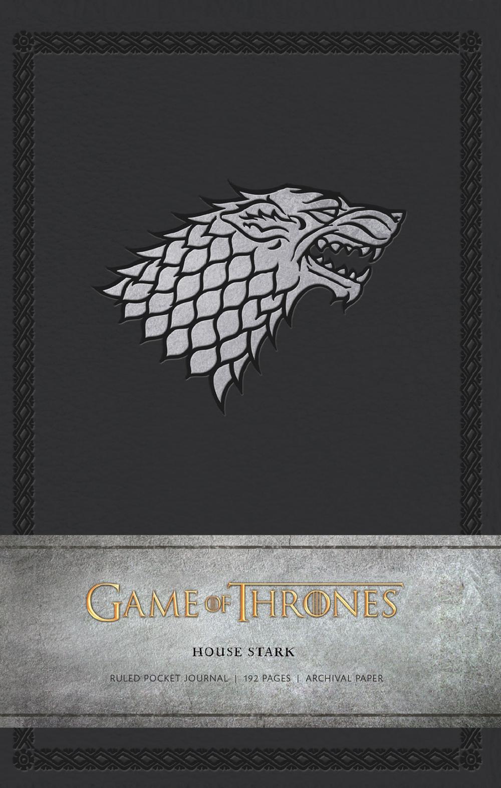 Game of Thrones: House Stark Ruled Pocket Journal - ISBN: 9781683830382