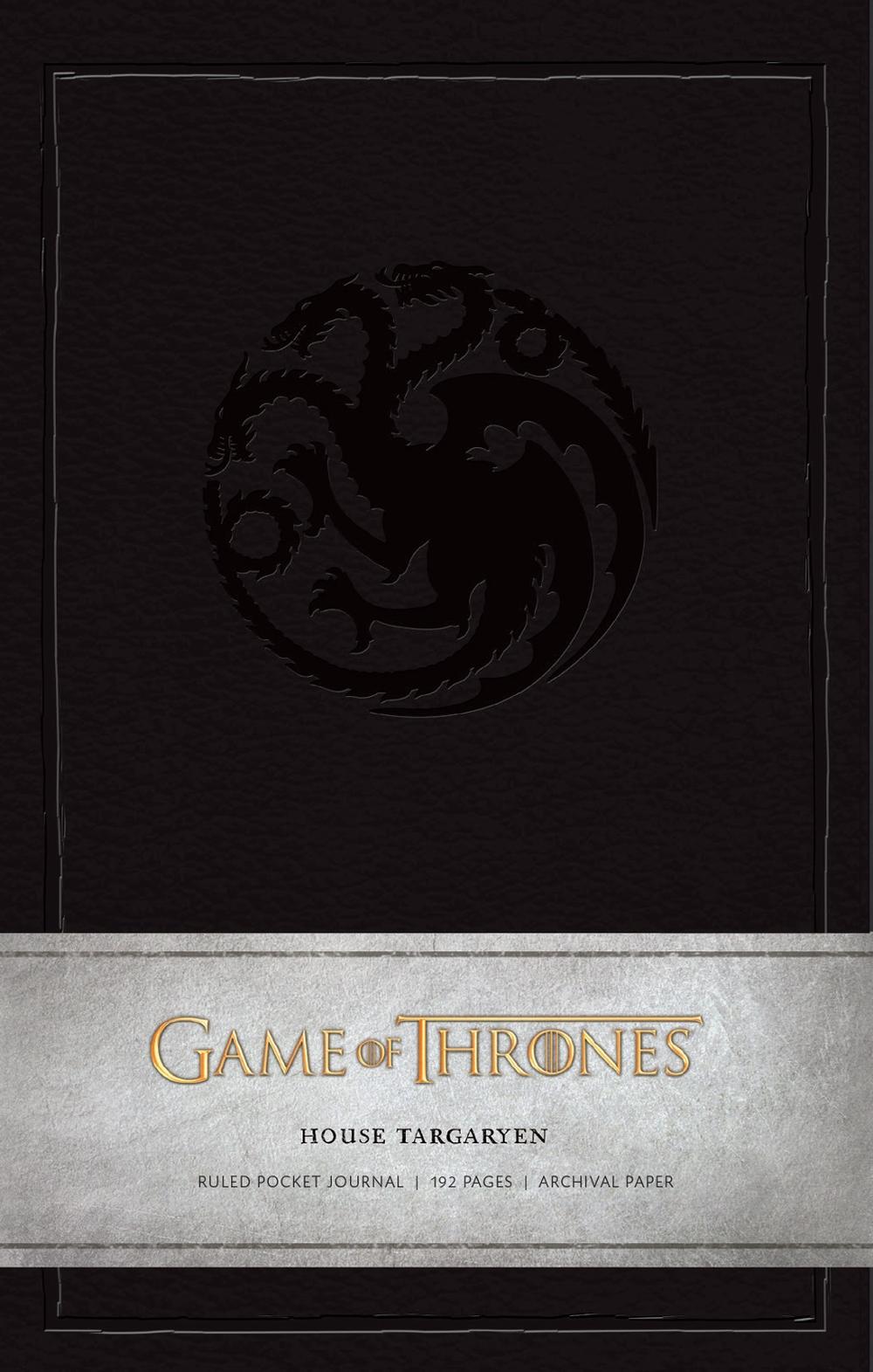 Game of Thrones: House Targaryen Ruled Pocket Journal - ISBN: 9781683830399