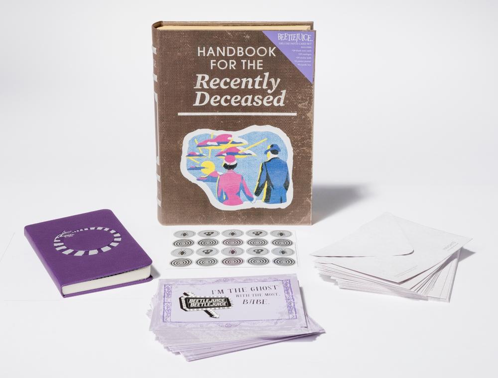 Beetlejuice: Handbook for the Recently Deceased Deluxe Note Card Set, 9781683833406