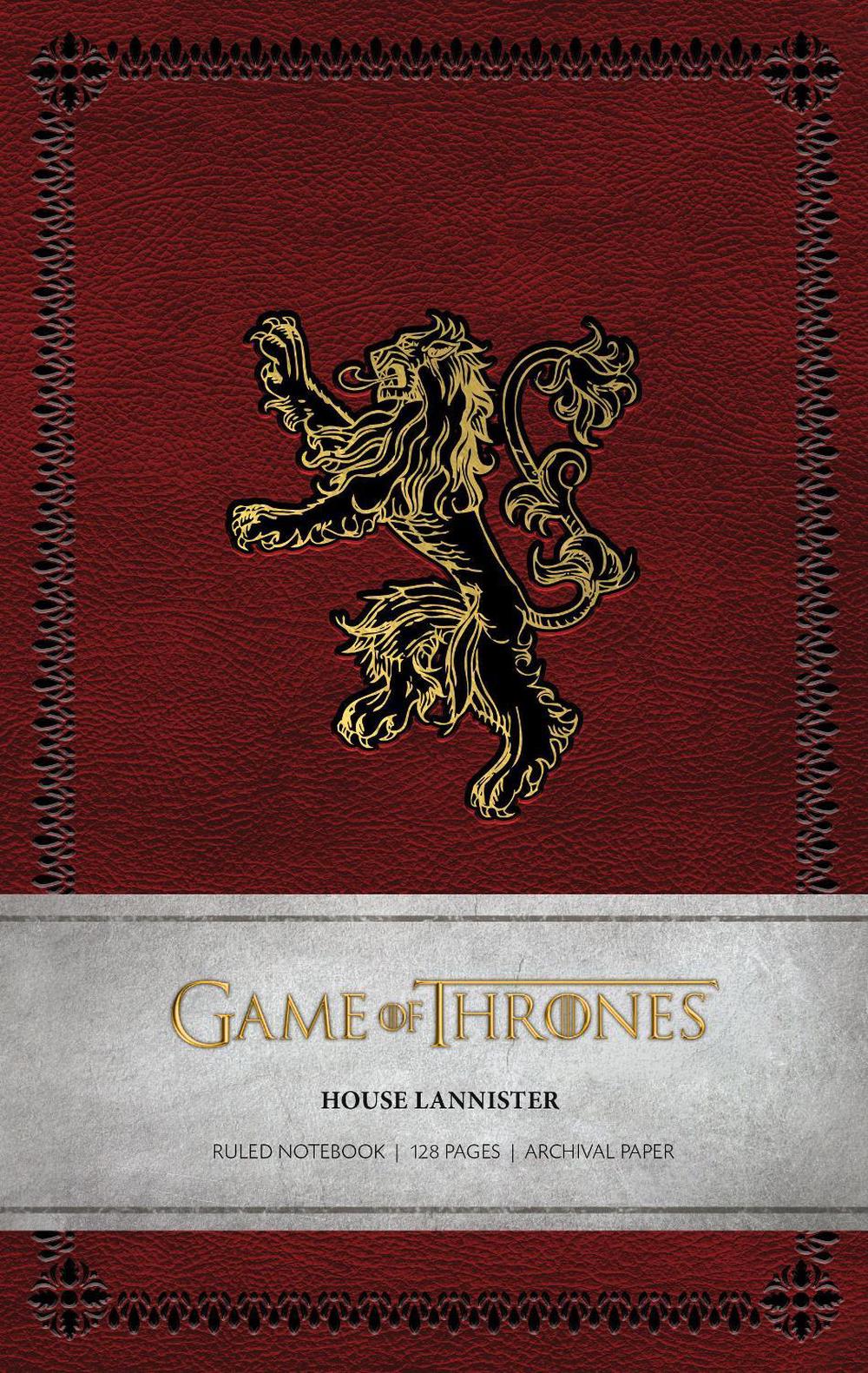 Insight Editions Game of Thrones: House Lannister Ruled Notebook by Insight Editions - ISBN: 9781683836643