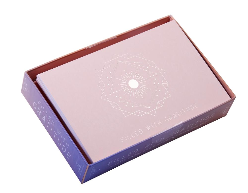 Insight Editions Filled with Gratitude: 10 Note Cards for Expressing Thankfulness by Insight Editions - ISBN: 9781683839101