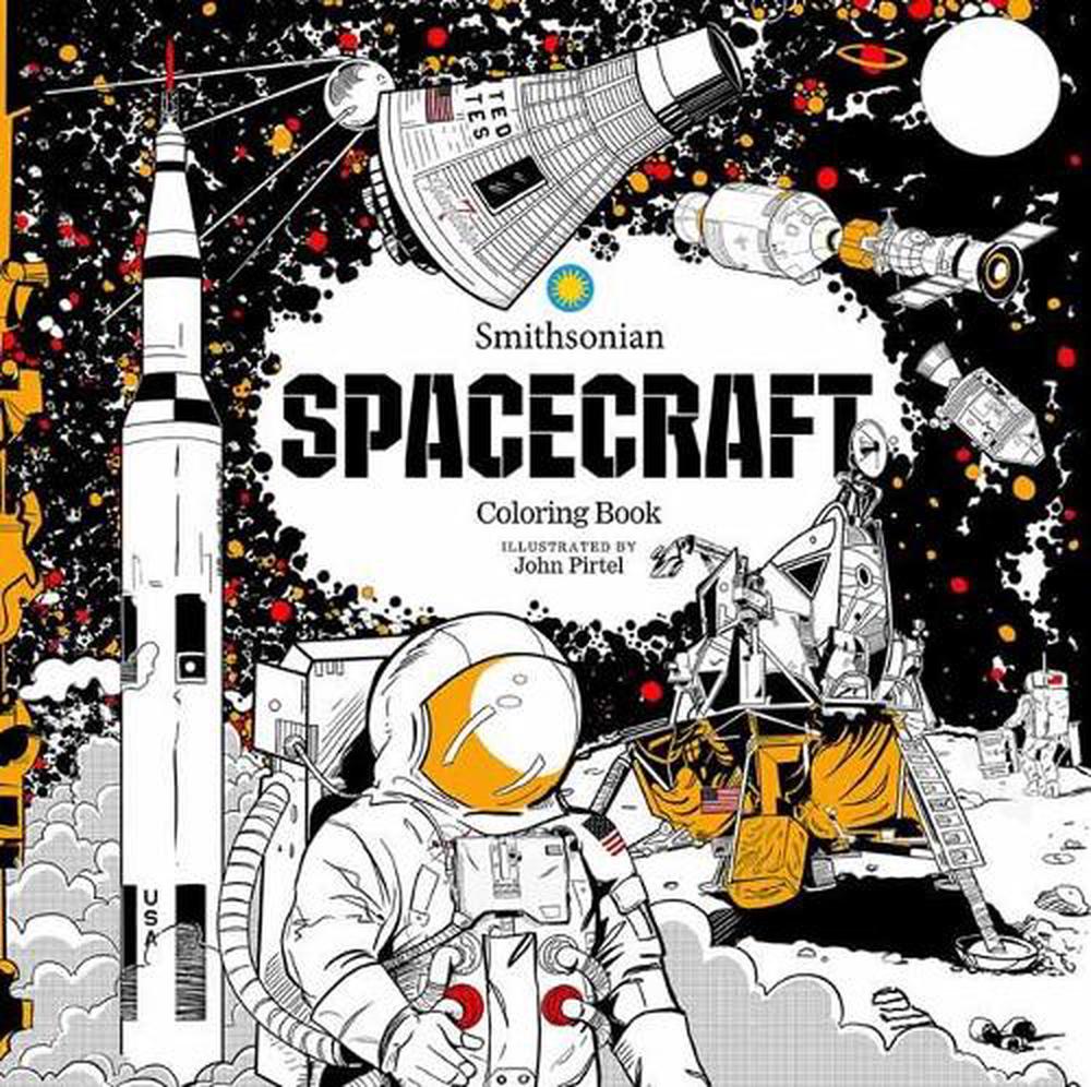 Spacecraft: A Smithsonian Coloring Book, 9781684058280