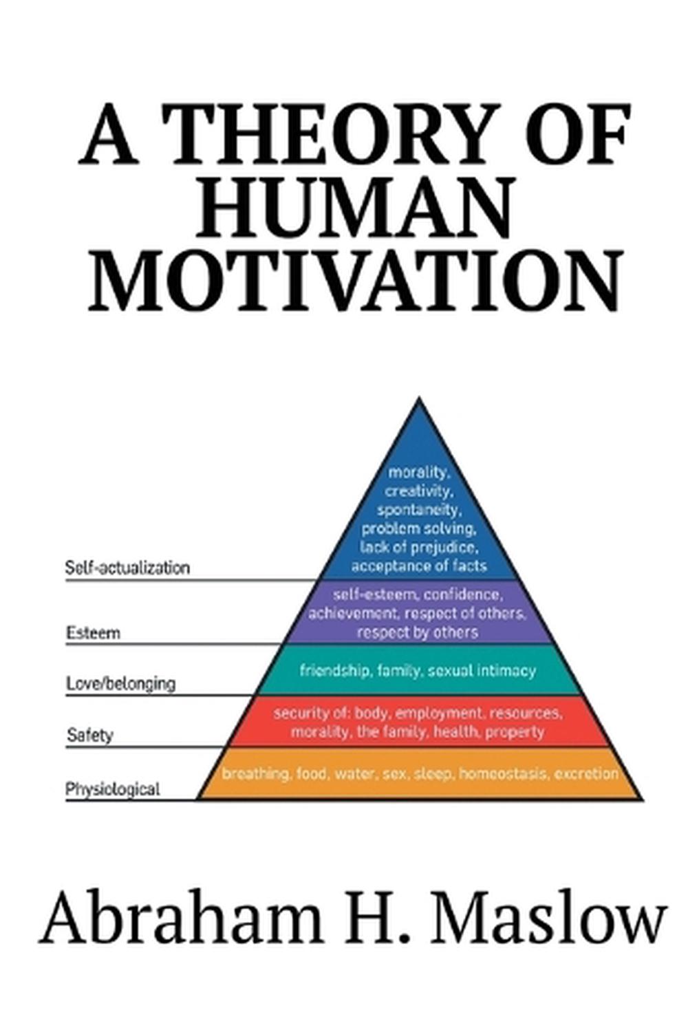 A Theory of Human Motivation, 9781684113170