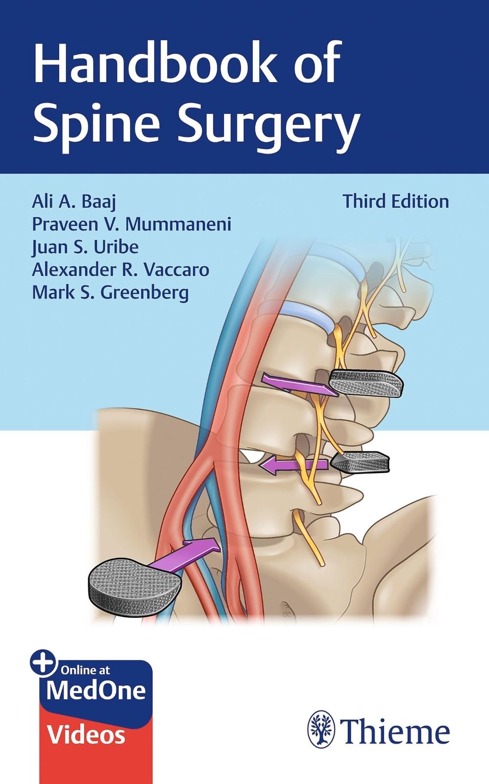 Handbook of Spine Surgery, 9781684205547