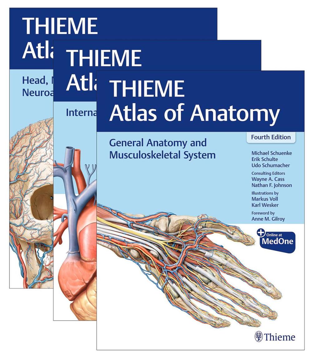 THIEME Atlas of Anatomy, Three Volume Set, Fourth Edition, 9781684207374