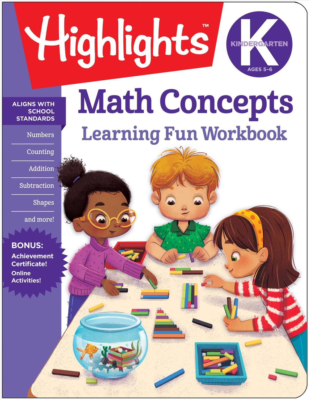 Kindergarten Math Concepts by Highlights - ISBN: 9781684372836