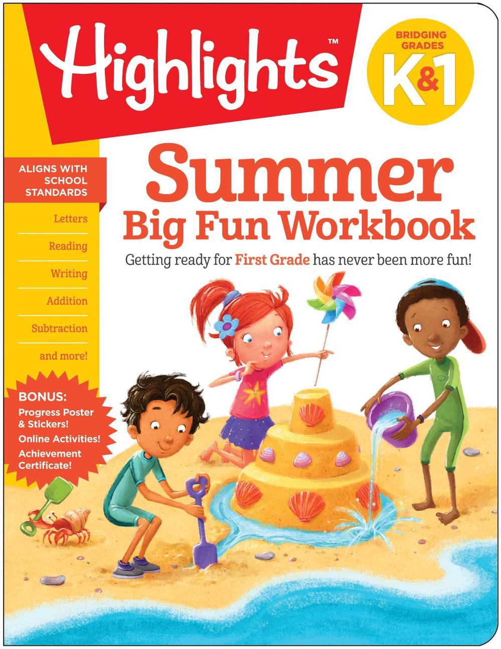 Summer Big Fun Workbook Bridging Grades K & 1 by Highlights Learning - ISBN: 9781684372898