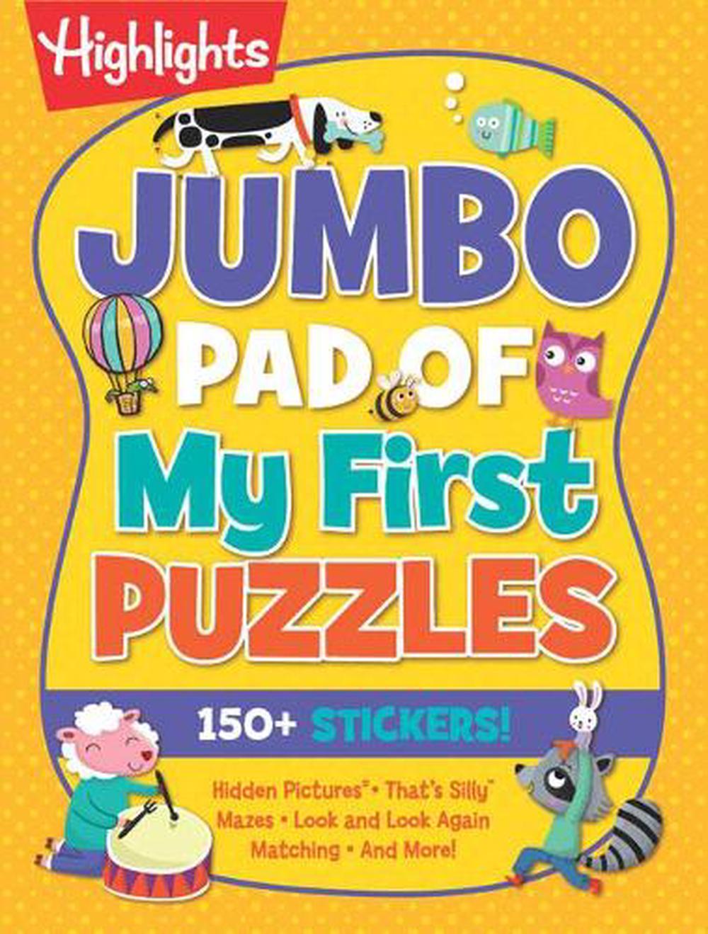 Jumbo Pad of My First Puzzles by Highlights - ISBN: 9781684379187