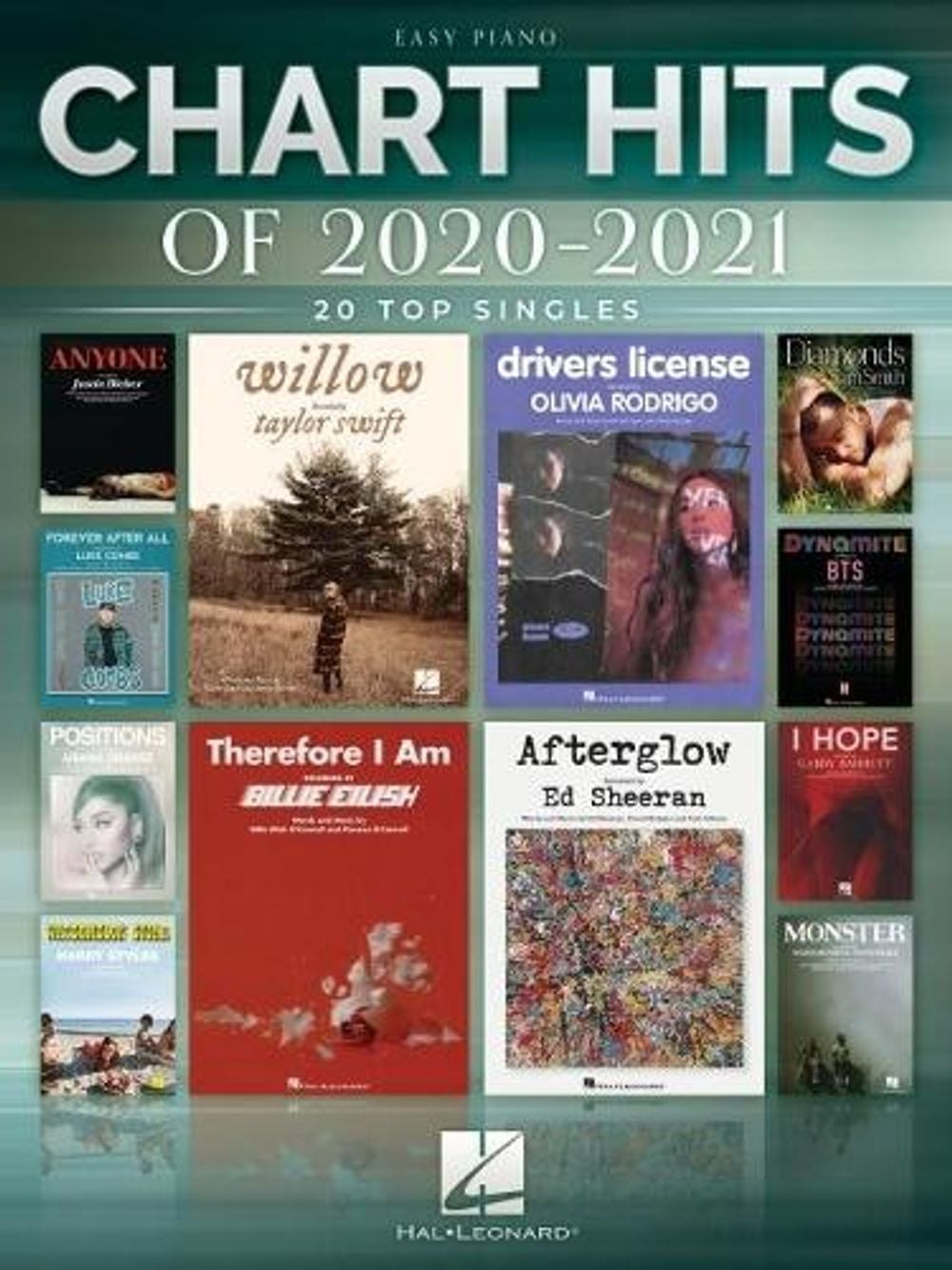 Chart Hits of 2020-2021: 20 Top Singles Arranged for Easy Piano with Lyrics by Hal Leonard Corp - ISBN: 9781705134207