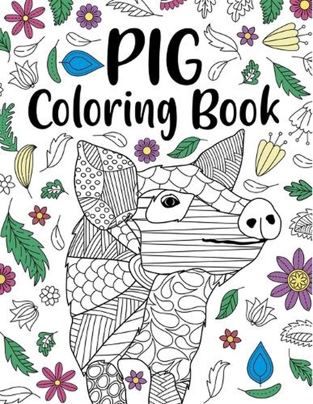 Pig Coloring Book, 9781716097492
