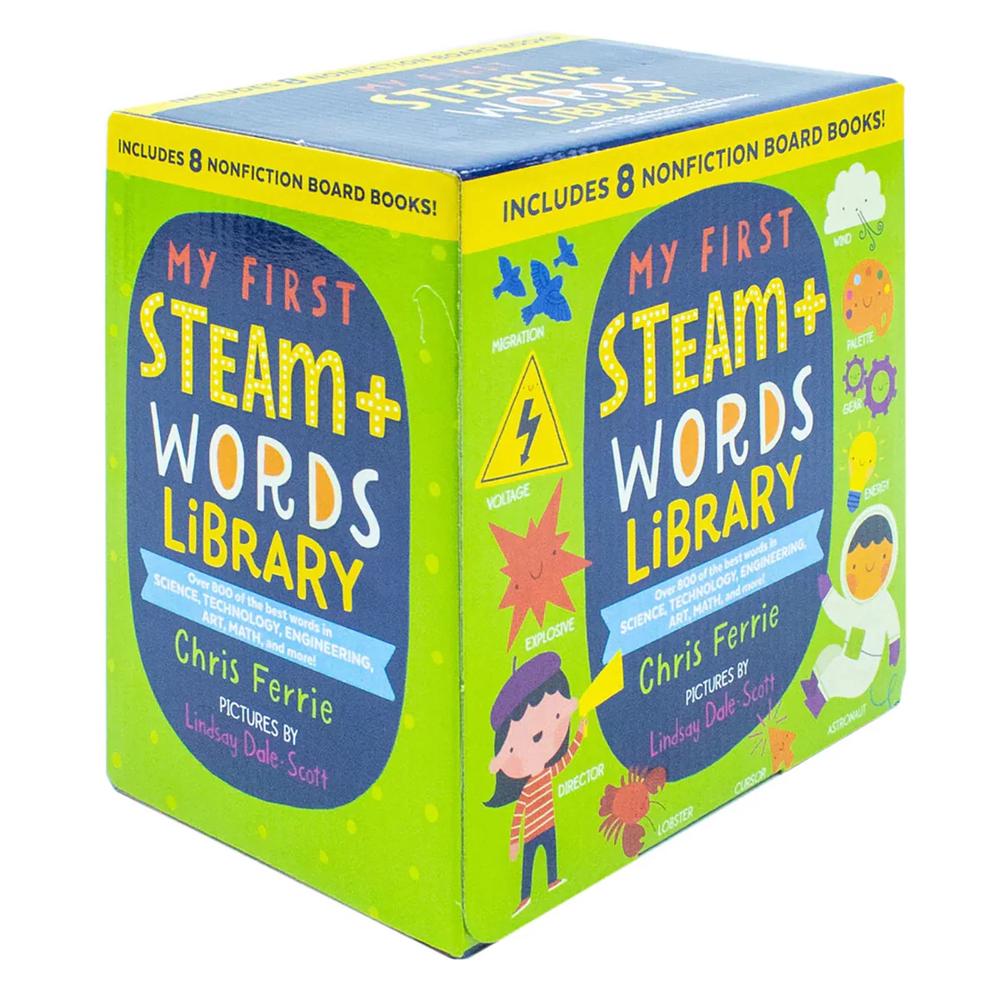 My First S.T.E.A.M. and Words Library, 8 Book Boxed Set, 9781728230351