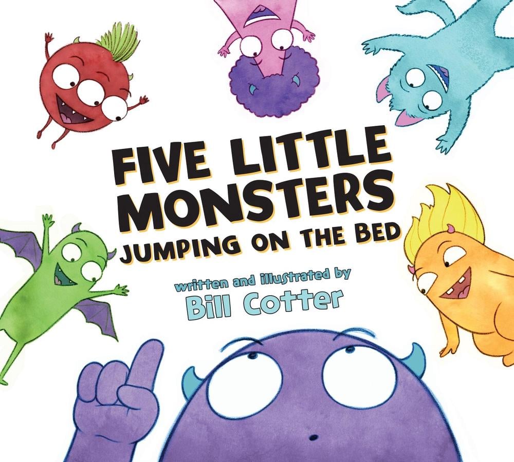 Five Little Monsters Jumping on the Bed by Bill Cotter - ISBN: 9781728262628